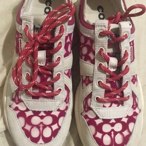 Coach pink tennis sneaker citysole